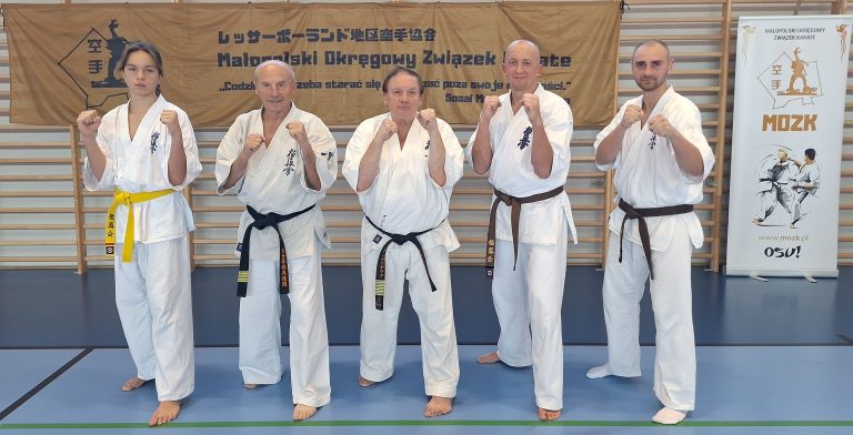 Zgrupowanie KUMITE Małopolskiego Okręgowego Związku Karate.